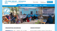 Desktop Screenshot of dehrelief.org